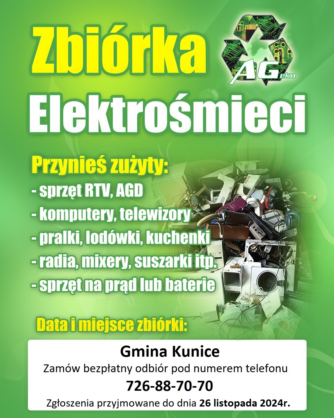 Zbiórka elektrośmieci